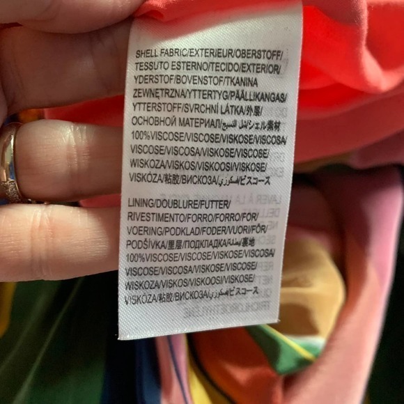 FARM RIO Mixed Stripes Strapless Maxi Dress - NWT - Picture 12 of 16